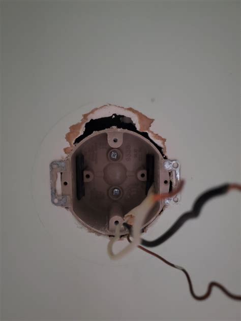 light fixture doesn't fit junction box|light fixture holes not alignment.